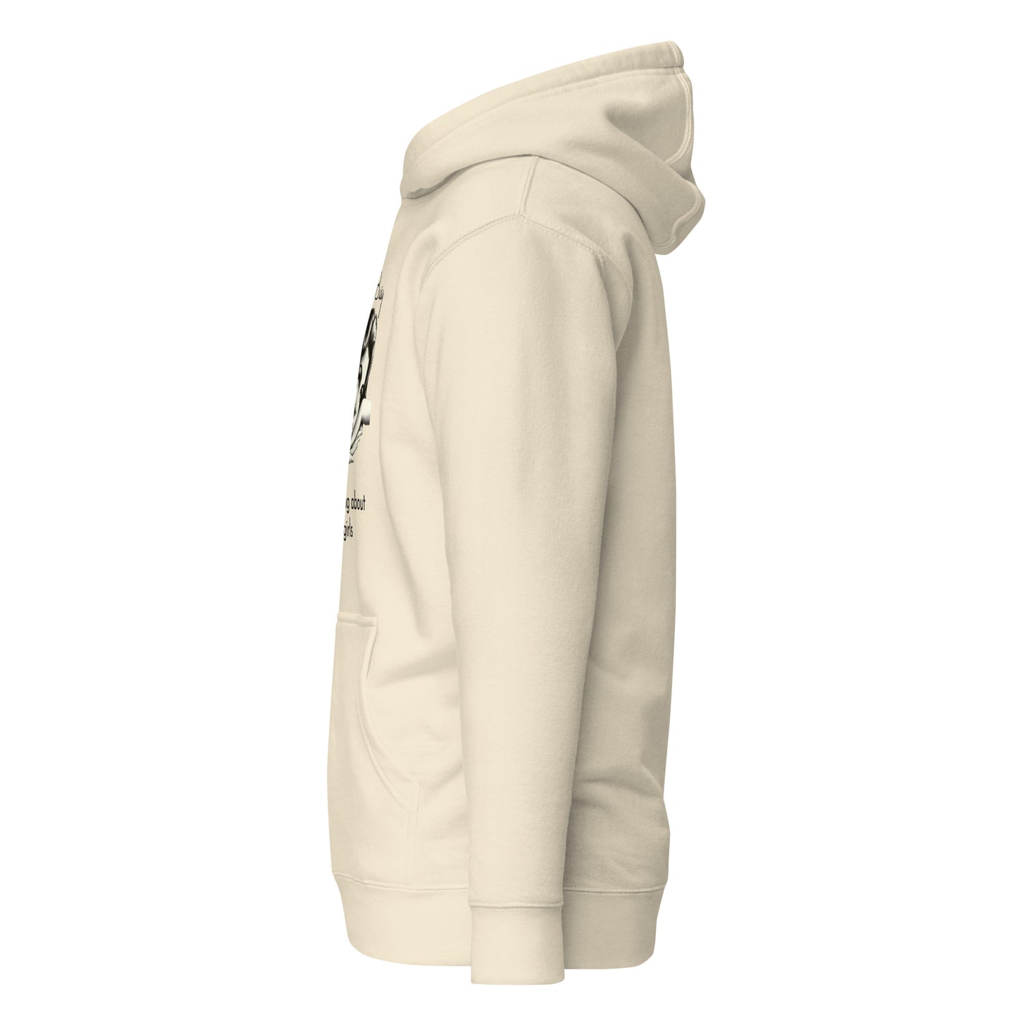 BUSY THINKING ABOUT GIRLS-Unisex Hoodie-Queerdeaux Designs
