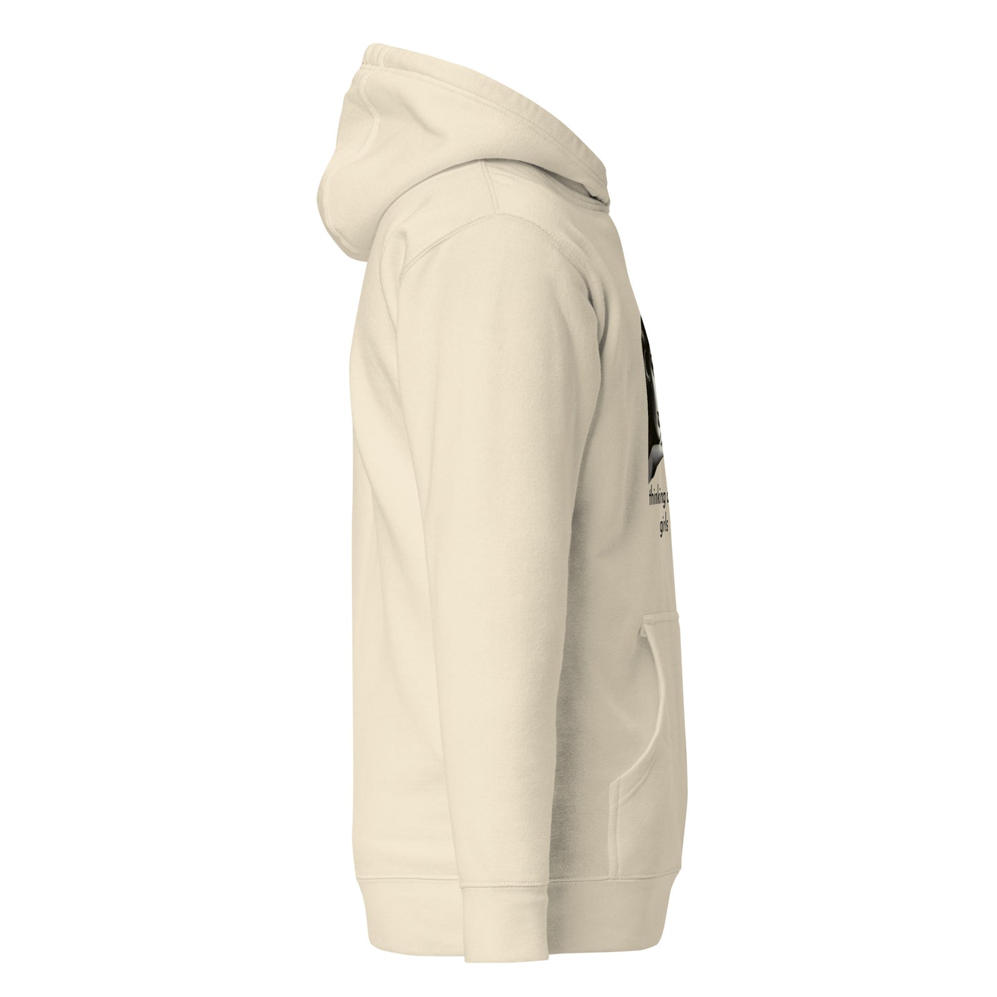 BUSY THINKING ABOUT GIRLS-Unisex Hoodie-Queerdeaux Designs