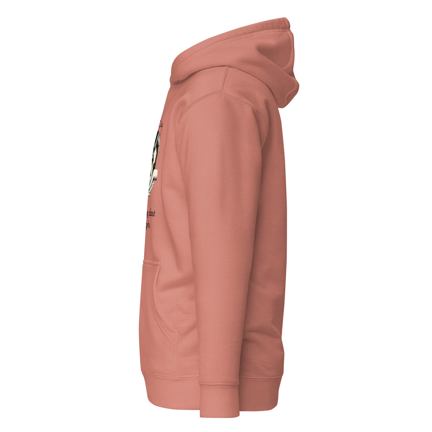 BUSY THINKING ABOUT GIRLS-Unisex Hoodie-Queerdeaux Designs