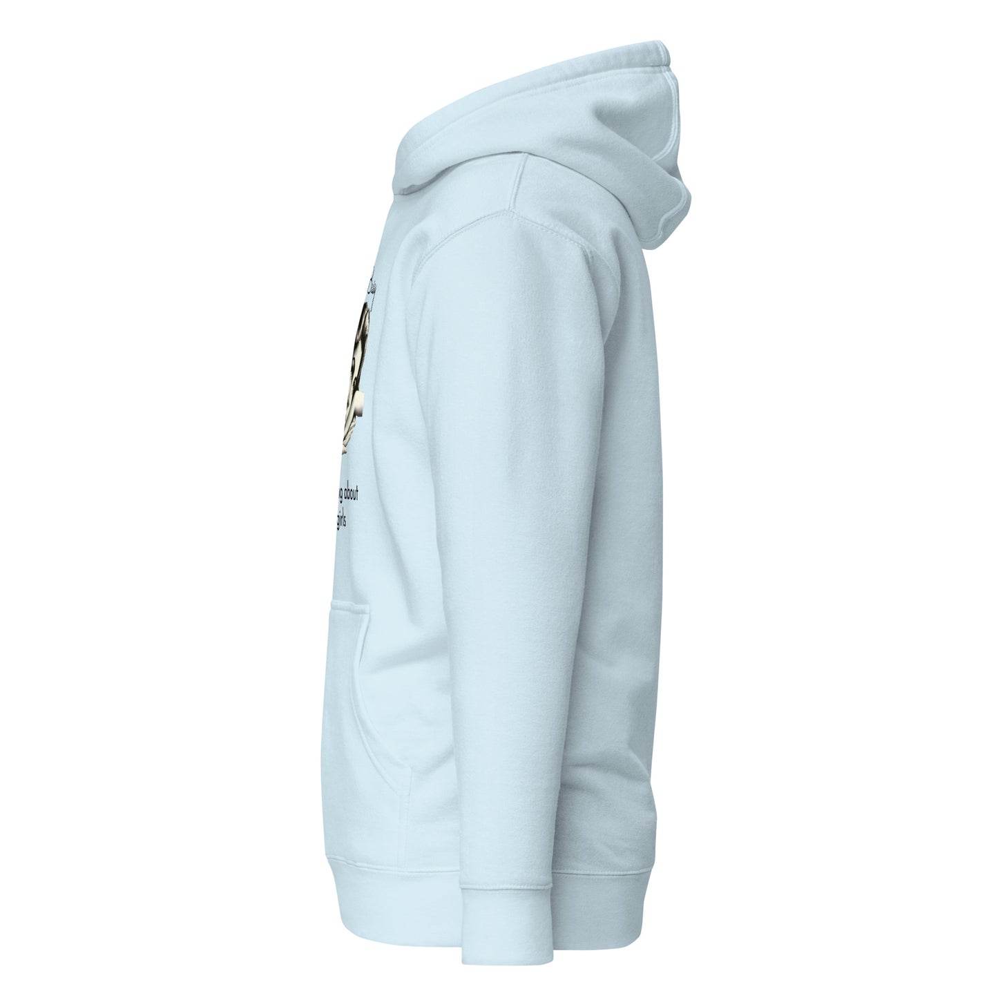 BUSY THINKING ABOUT GIRLS-Unisex Hoodie-Queerdeaux Designs