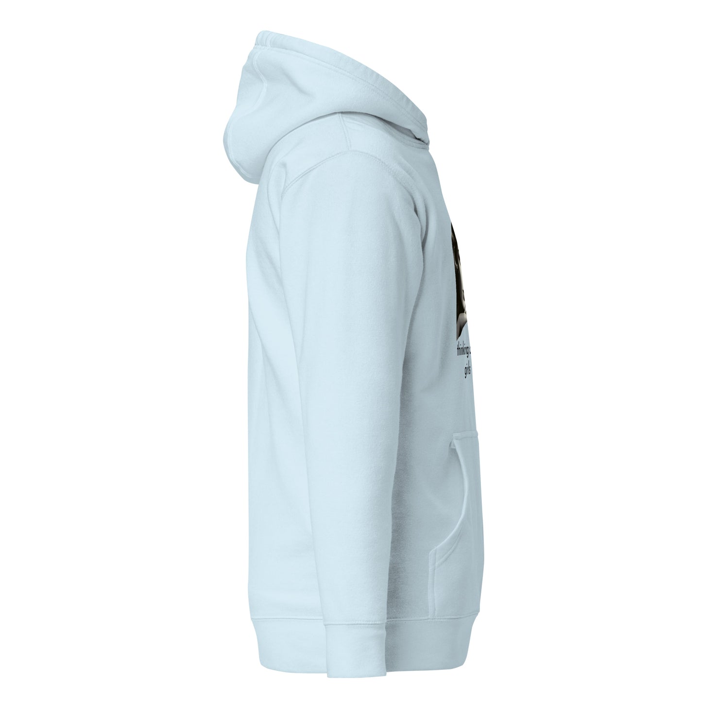 BUSY THINKING ABOUT GIRLS-Unisex Hoodie-Queerdeaux Designs