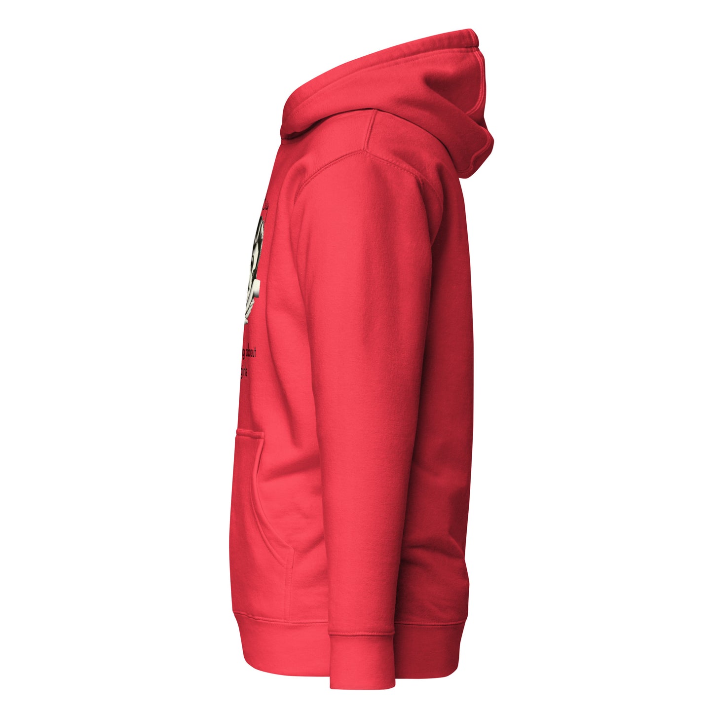 BUSY THINKING ABOUT GIRLS-Unisex Hoodie-Queerdeaux Designs