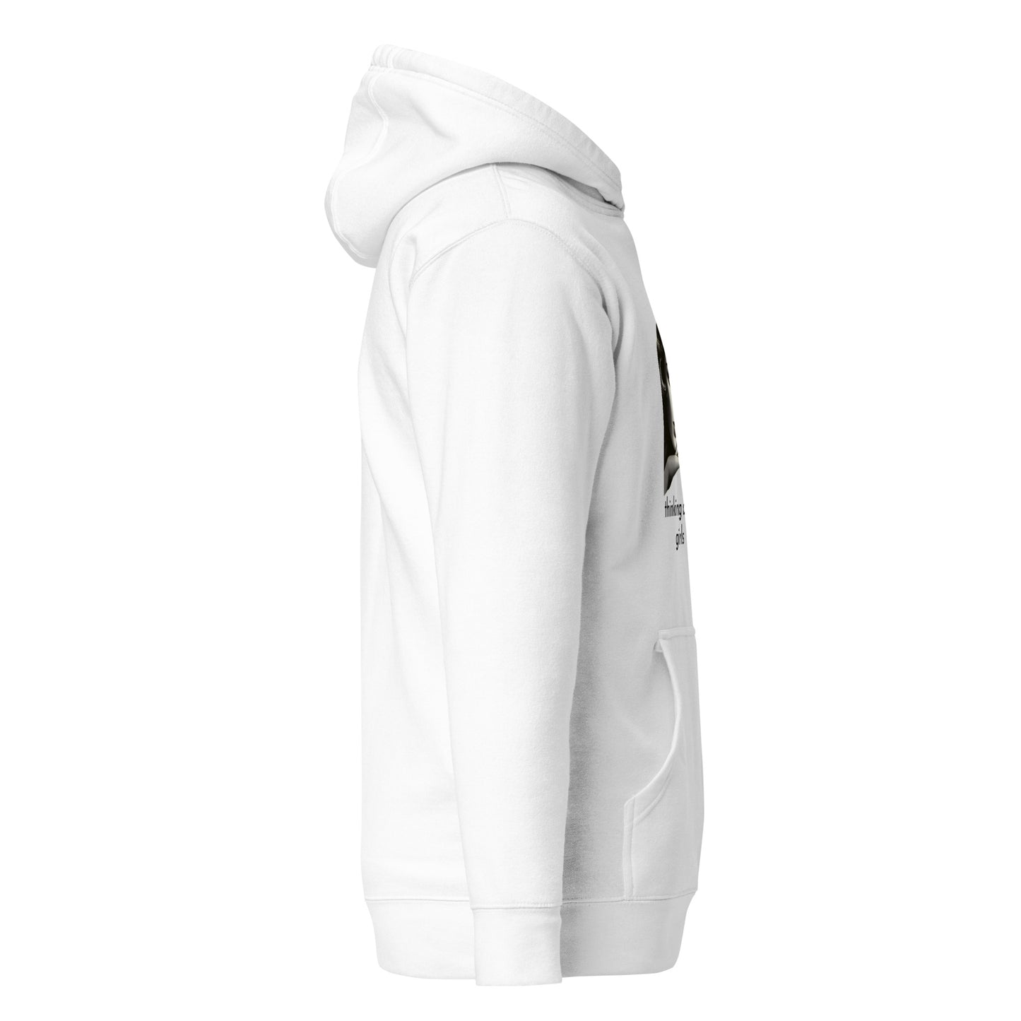 BUSY THINKING ABOUT GIRLS-Unisex Hoodie-Queerdeaux Designs