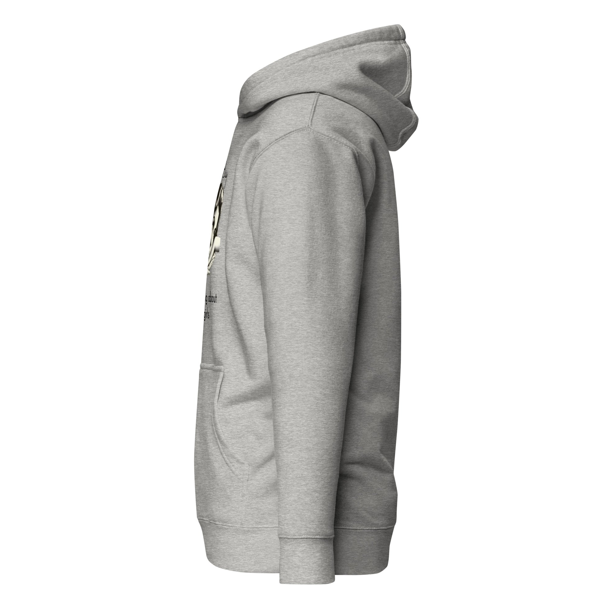 BUSY THINKING ABOUT GIRLS-Unisex Hoodie-Queerdeaux Designs