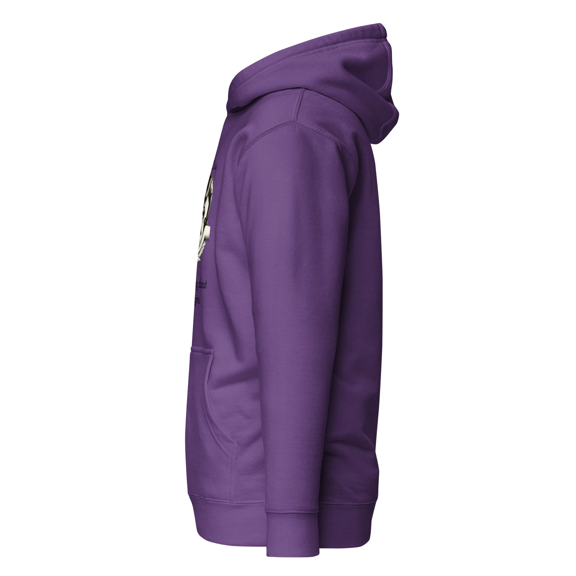 BUSY THINKING ABOUT GIRLS-Unisex Hoodie-Queerdeaux Designs