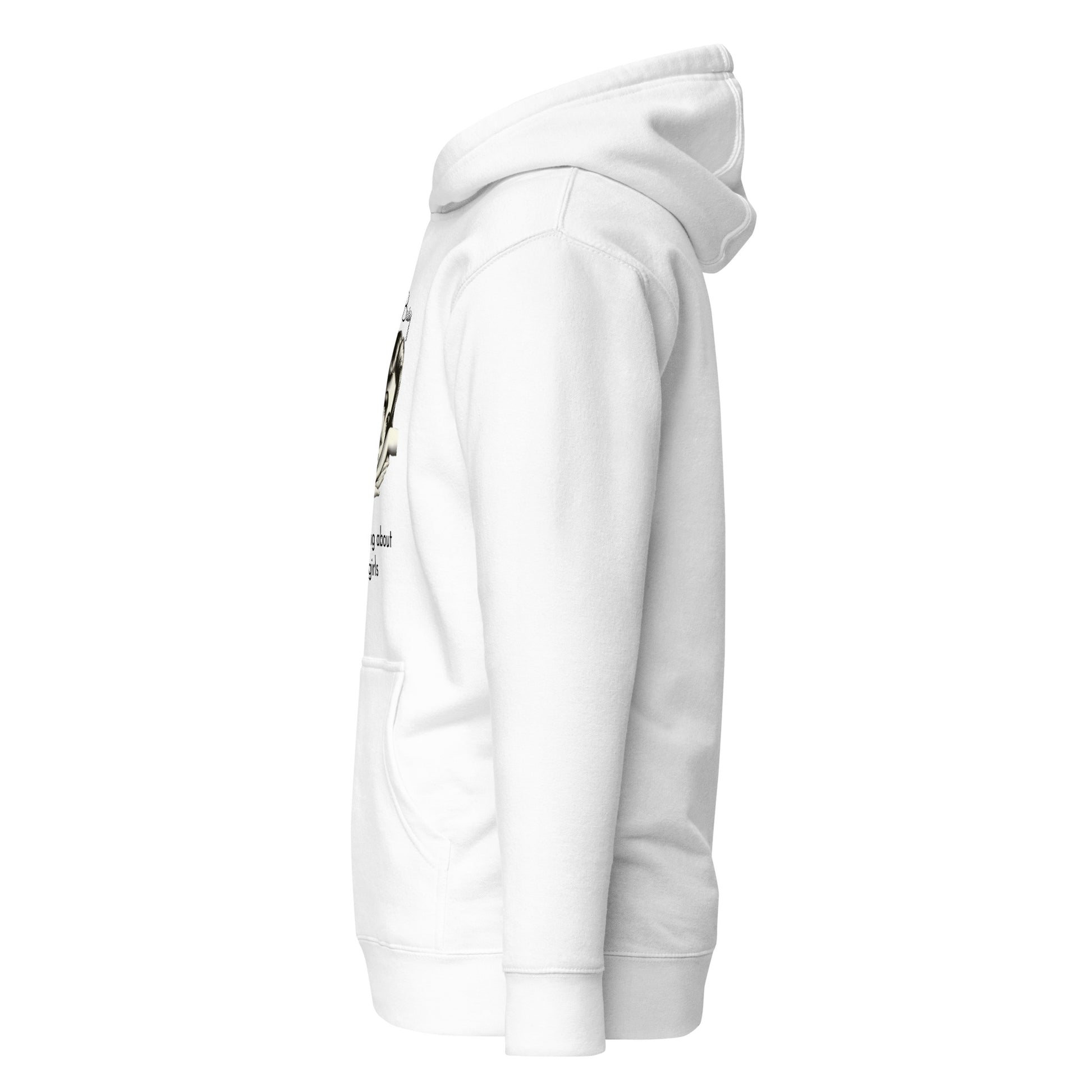 BUSY THINKING ABOUT GIRLS-Unisex Hoodie-Queerdeaux Designs