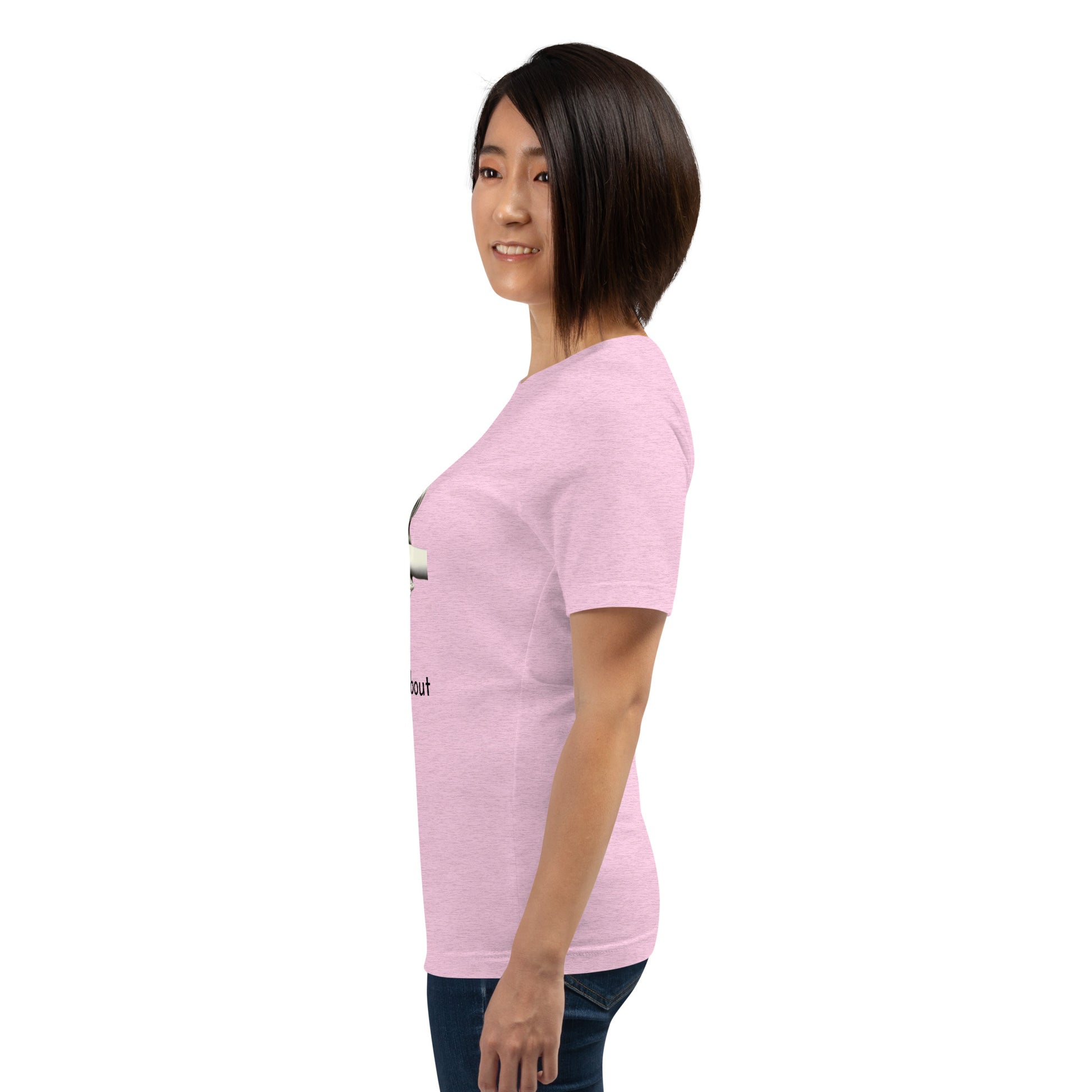 BUSY THINKING ABOUT GIRLS (black letters)-Unisex t-shirt-Queerdeaux Designs