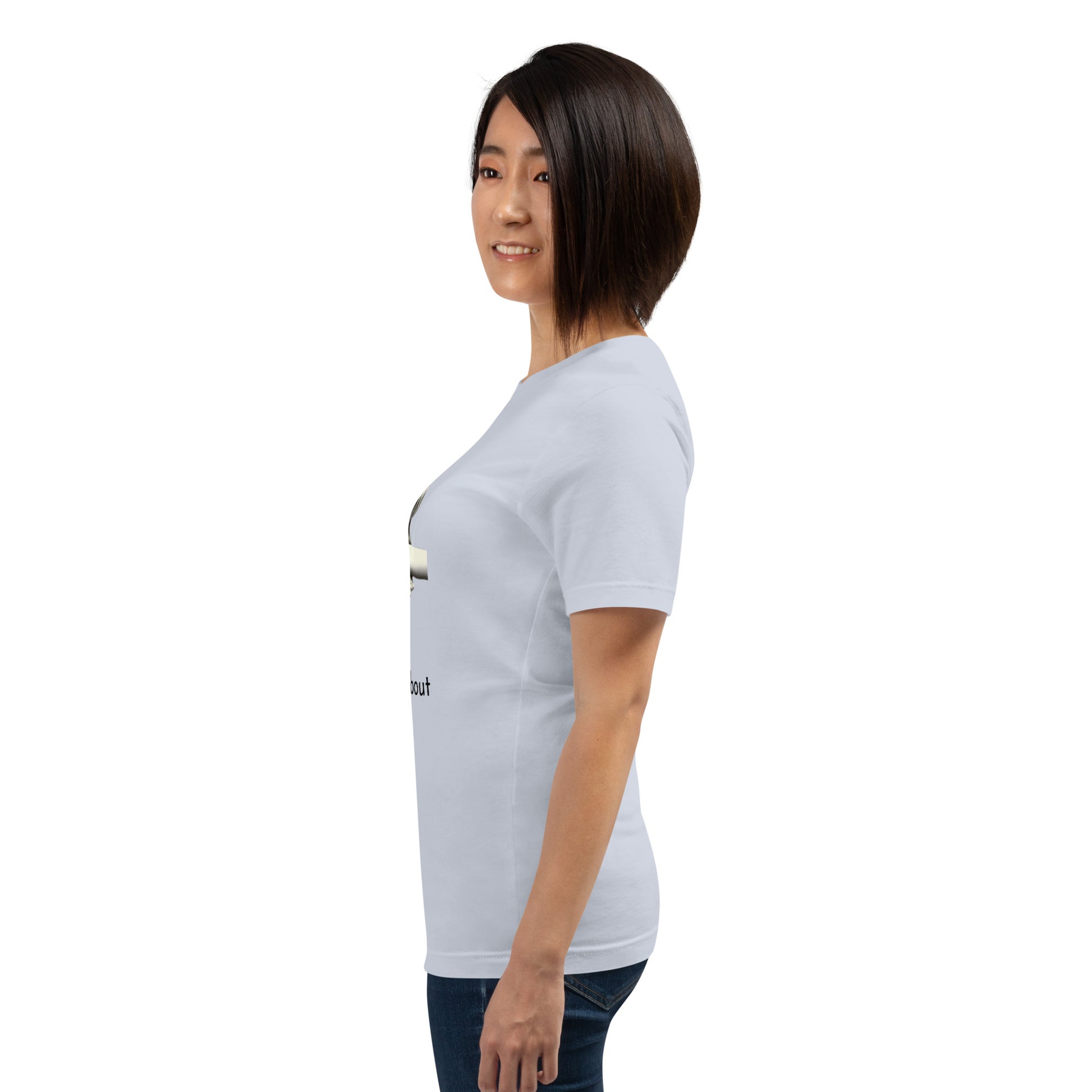 BUSY THINKING ABOUT GIRLS (black letters)-Unisex t-shirt-Queerdeaux Designs