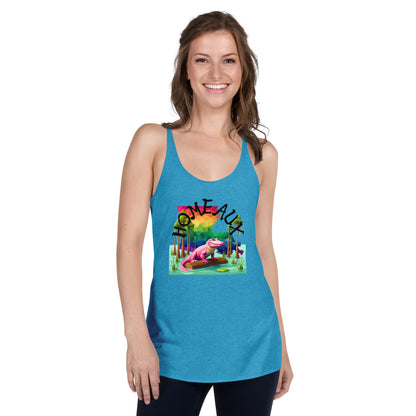 HOMEAUX-Women's Racerback Tank-Queerdeaux Designs